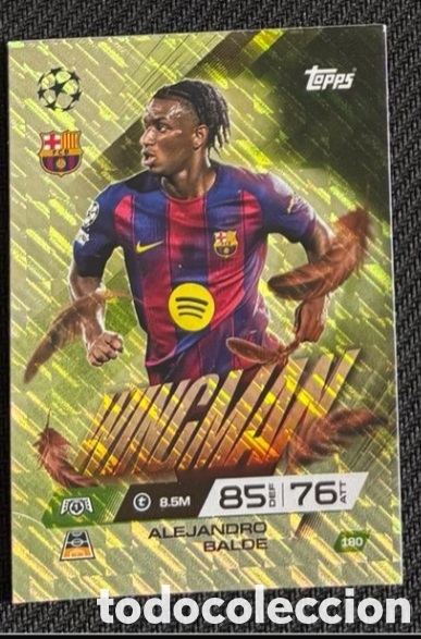 Collectable Antique Stickers: Balde FC BARCELONA Wingman Match Attax Extra 2025 2026