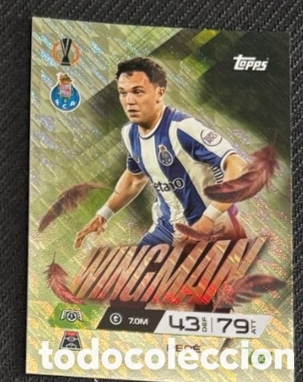 Collectable Antique Stickers: Pepe Oporto Wingman Match Attax Extra 2025 2026