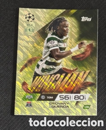 Collectable Antique Stickers: Quenda Sporting Portugal Wingman Match Attax Extra 2025 2026