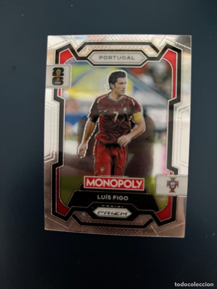 Coleccionismo cromos antiguos: 31 figo portugal monopoly prizm world cup 2026