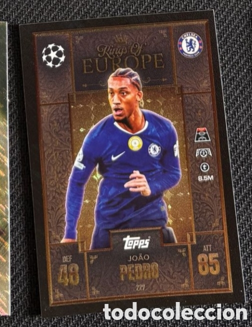 Coleccionismo cromos antiguos: JOAO PEDRO CHELSEA KINGS OF EUROPE MATCH ATTAX TOPPS
