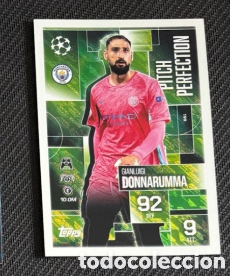 Coleccionismo cromos antiguos: DONNARUMMA MANCHESTER CITY MATCH ATTAX EXTRA 2025 2026 PITCH PERFECTION