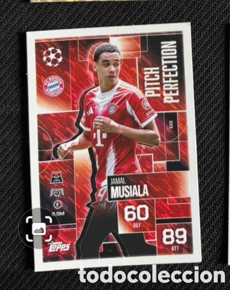 Coleccionismo cromos antiguos: MUSIALA BAYERN MUNICH MATCH ATTAX EXTRA 2025 2026 PITCH PERFECTION