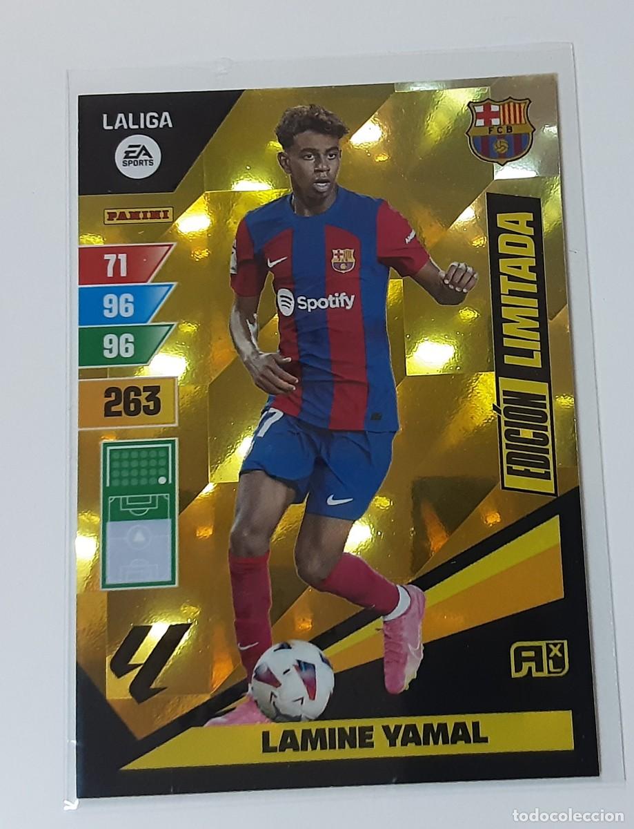 Coleccionismo cromos antiguos: Lamine yamal adrenalyn xl 23 24 edicion limitada