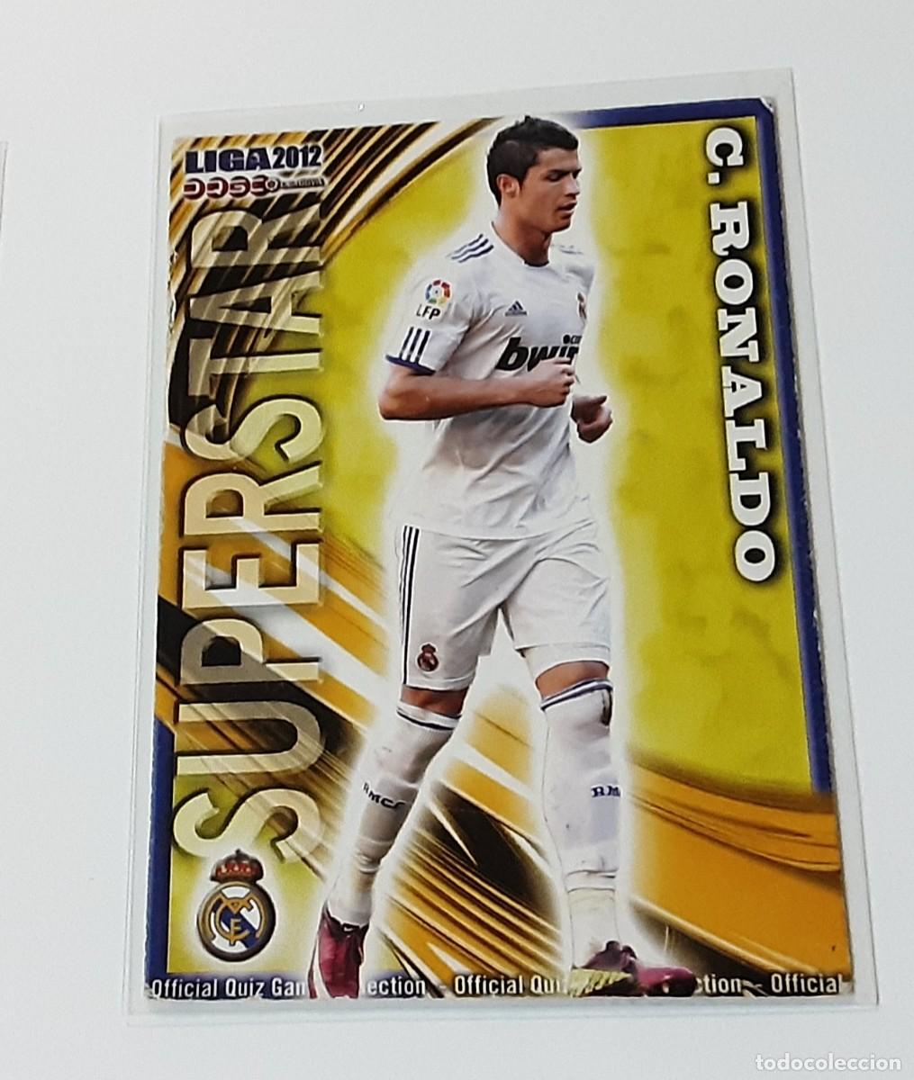 Coleccionismo cromos antiguos: Cristiano Ronaldo mundicromo 11 12 real Madrid superstar 53