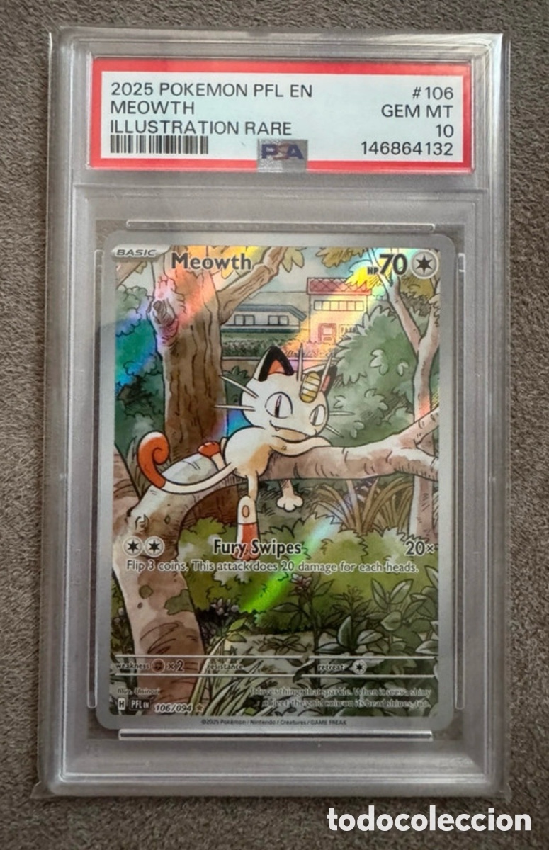 Coleccionismo cromos antiguos: Cromo Pokemon Meowth