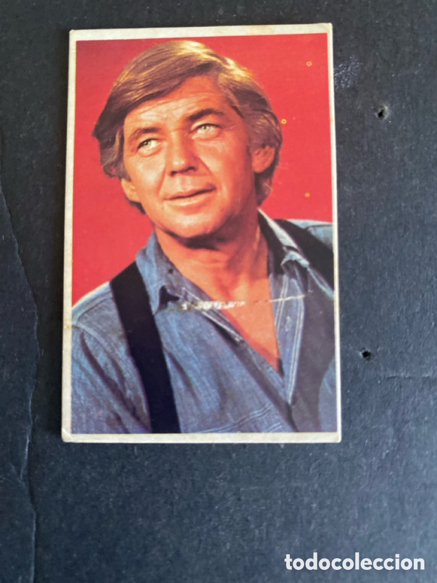 Sammeln alte Sammelbilder: Cromo Figuras N* 95 Ralph Waite ediciones este