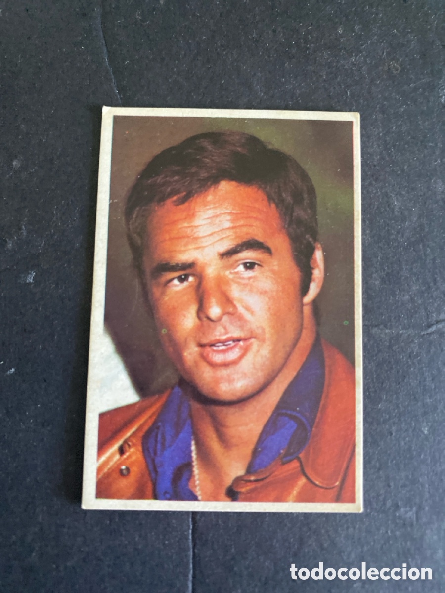 Sammeln alte Sammelbilder: Cromo Figuras N* 115 Burt Reynolds ediciones este