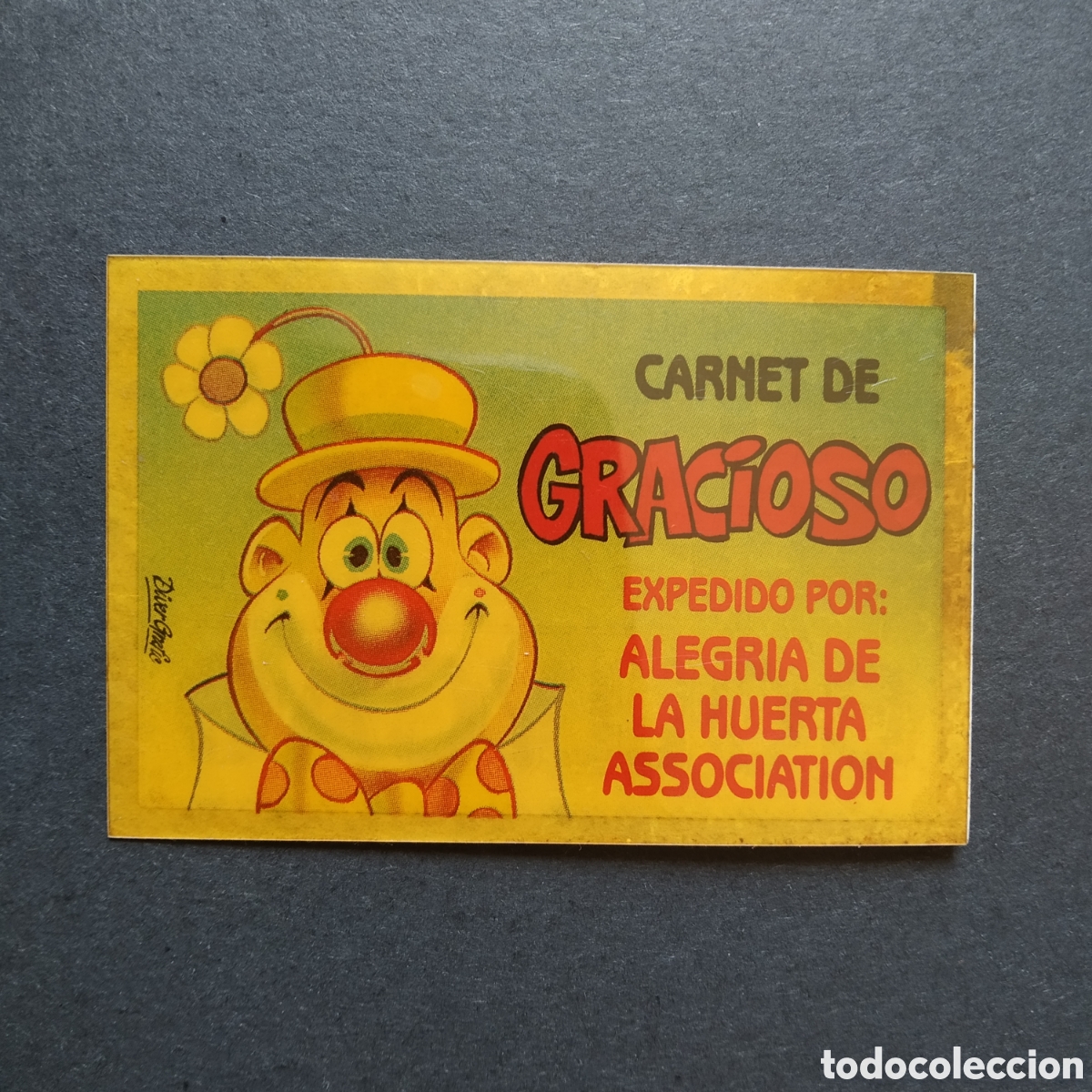 Coleccionismo cromos antiguos: CROMO - CARNET DE GRACIOSO - BOLLY-CARNET - BOLLYCAO - A&Ntilde;O 1989