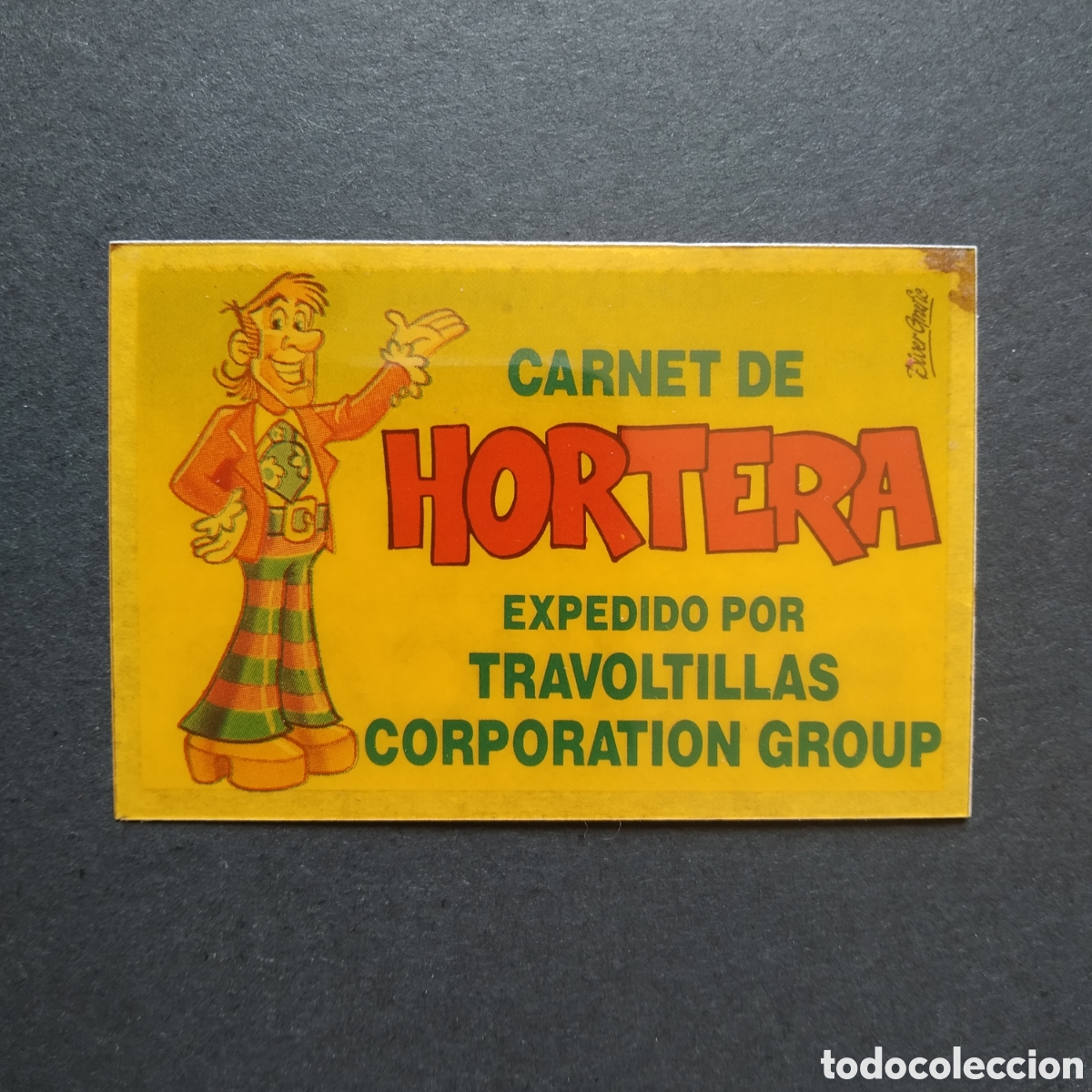 Coleccionismo cromos antiguos: CROMO - CARNET DE HORTERA - BOLLY-CARNET - BOLLYCAO - A&Ntilde;O 1989