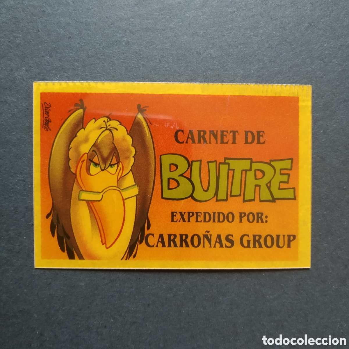 Coleccionismo cromos antiguos: CROMO - CARNET DE BUITRE - BOLLY-CARNET - BOLLYCAO - A&Ntilde;O 1989