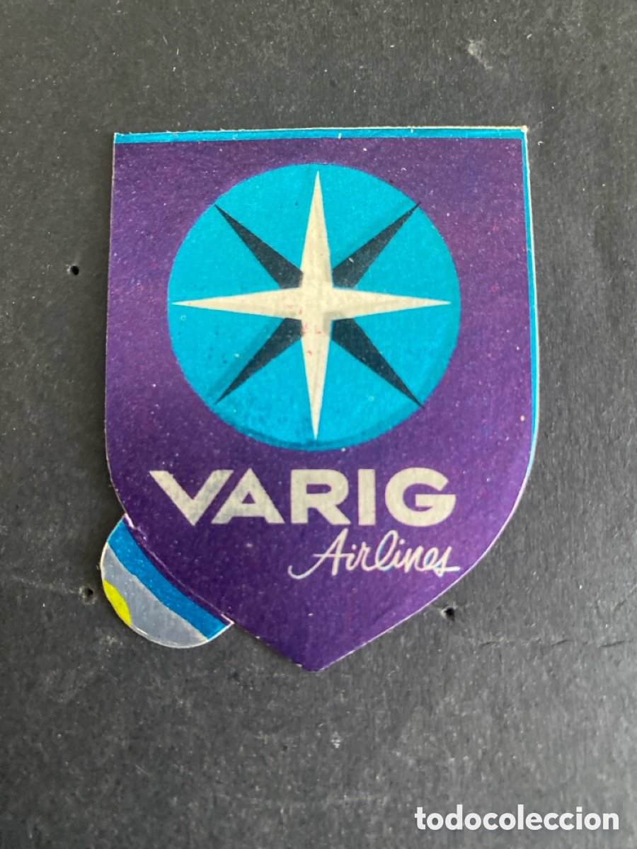Coleccionismo cromos antiguos: Cromo Panrico aerol&iacute;nea brasile&ntilde;a Varig