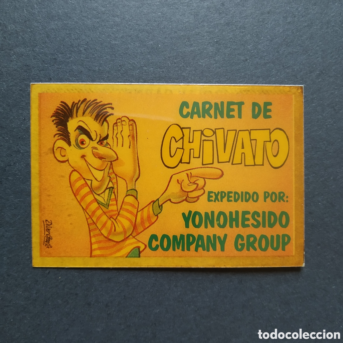 Coleccionismo cromos antiguos: CROMO - CARNET DE CHIVATO - BOLLY-CARNET - BOLLYCAO - A&Ntilde;O 1989