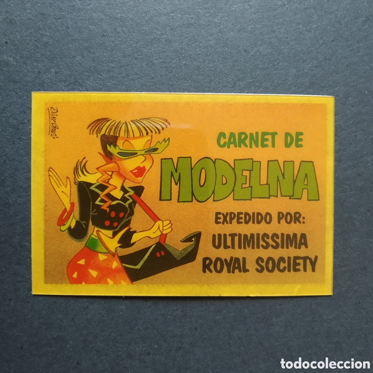 Coleccionismo cromos antiguos: CROMO - CARNET DE MODELNA - BOLLY-CARNET - BOLLYCAO - A&Ntilde;O 1989