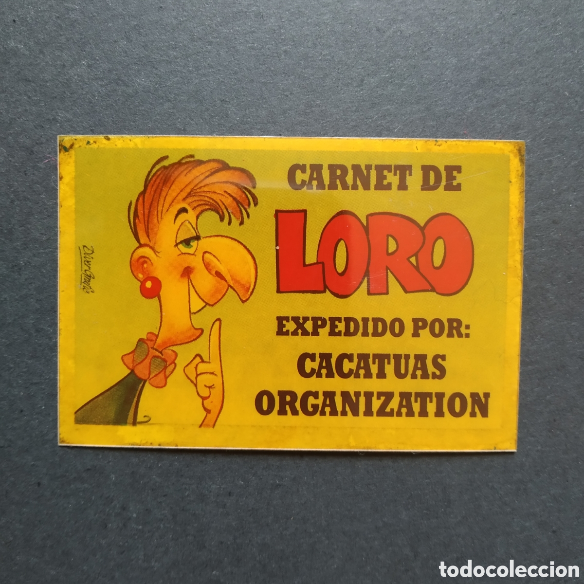 Coleccionismo cromos antiguos: CROMO - CARNET DE LORO - BOLLY-CARNET - BOLLYCAO - A&Ntilde;O 1989