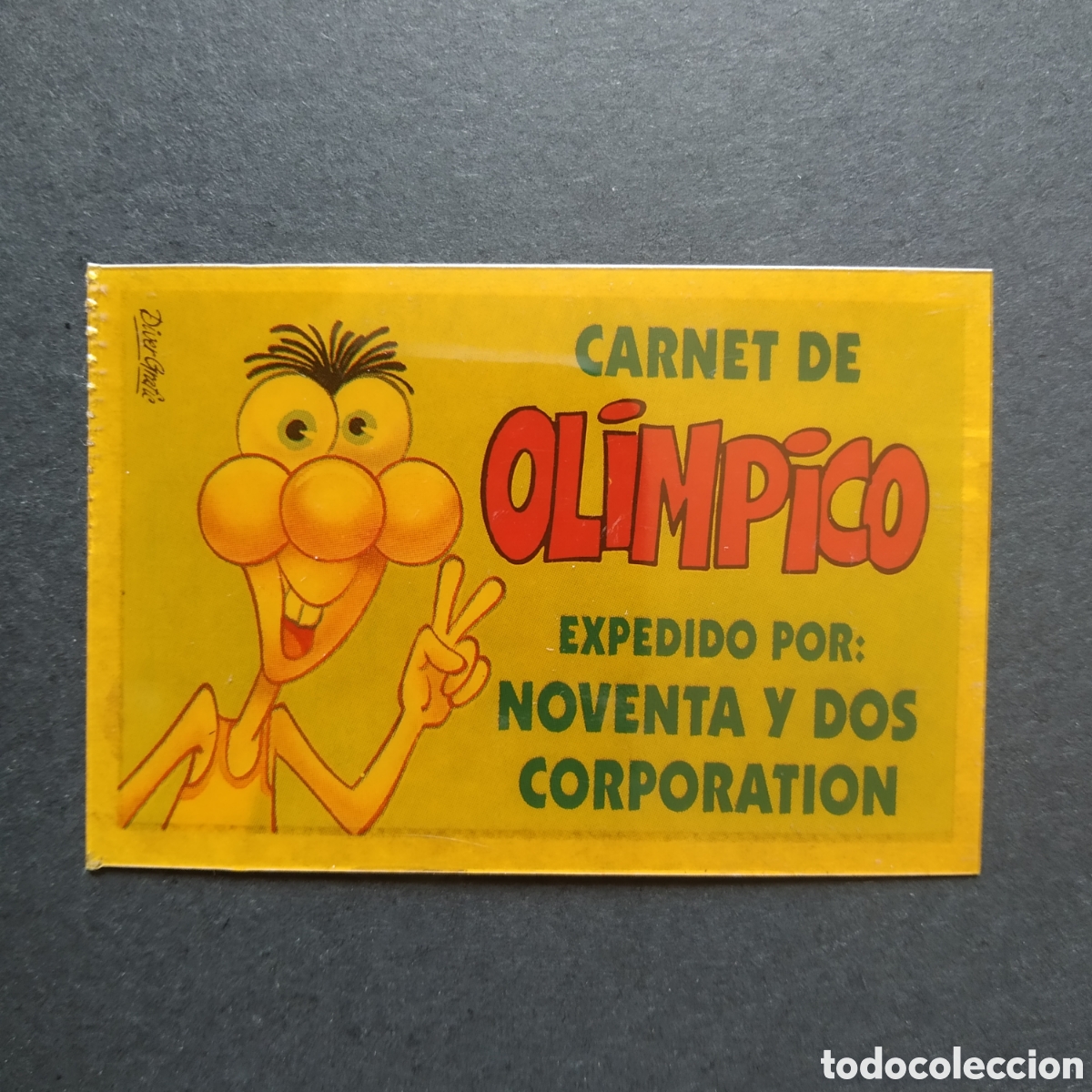 Coleccionismo cromos antiguos: CROMO - CARNET DE OLIMPICO - BOLLY-CARNET - BOLLYCAO - A&Ntilde;O 1989