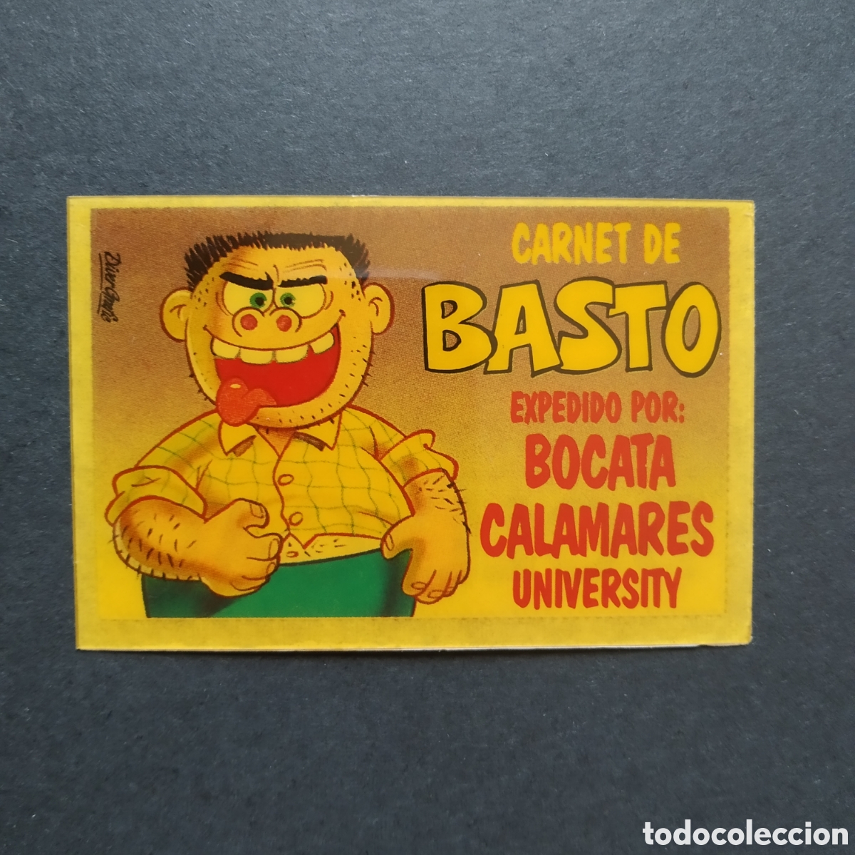 Coleccionismo cromos antiguos: CROMO - CARNET DE BASTO - BOLLY-CARNET - BOLLYCAO - A&Ntilde;O 1989