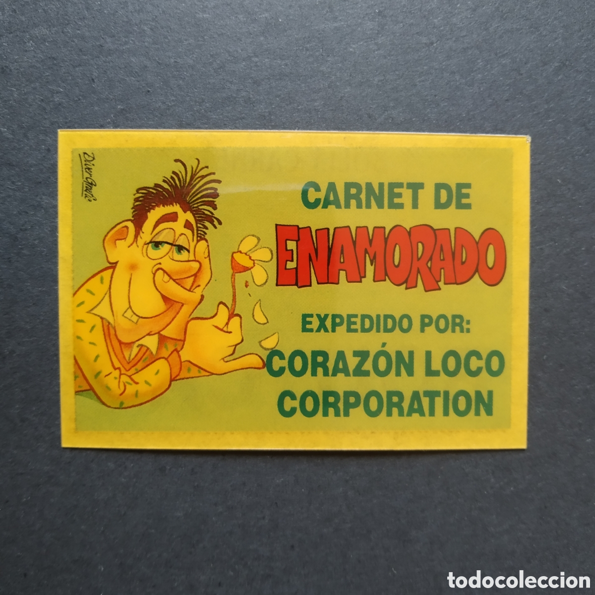 Coleccionismo cromos antiguos: CROMO - CARNET DE ENAMORADO - BOLLY-CARNET - BOLLYCAO - A&Ntilde;O 1989