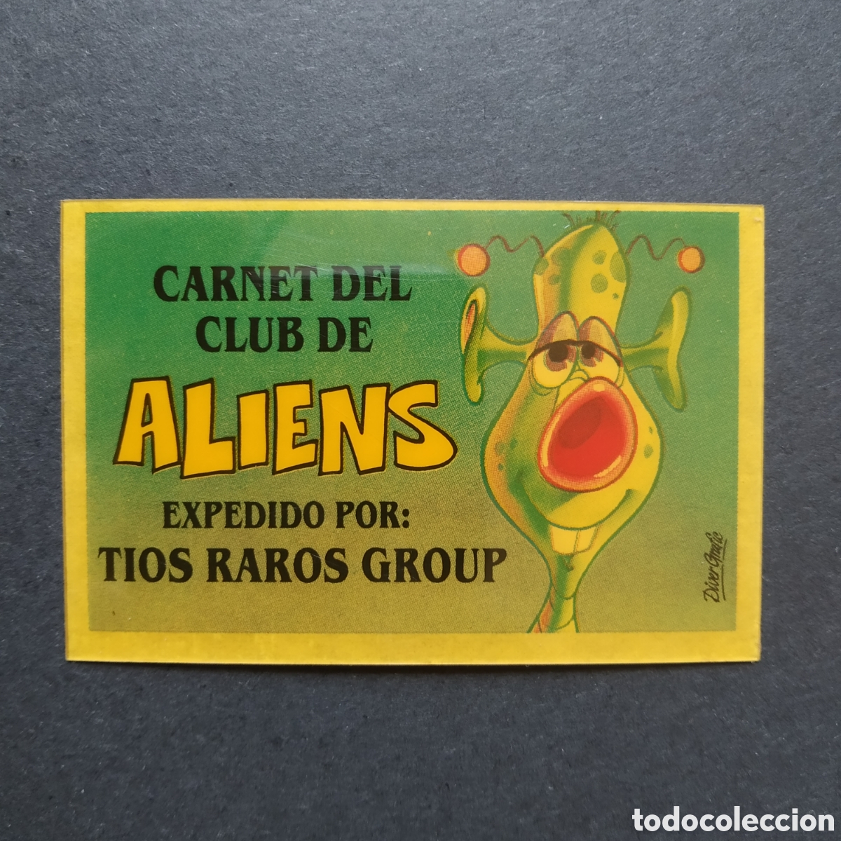 Coleccionismo cromos antiguos: CROMO - CARNET DEL CLUB DE ALIENS - BOLLY-CARNET - BOLLYCAO - A&Ntilde;O 1989