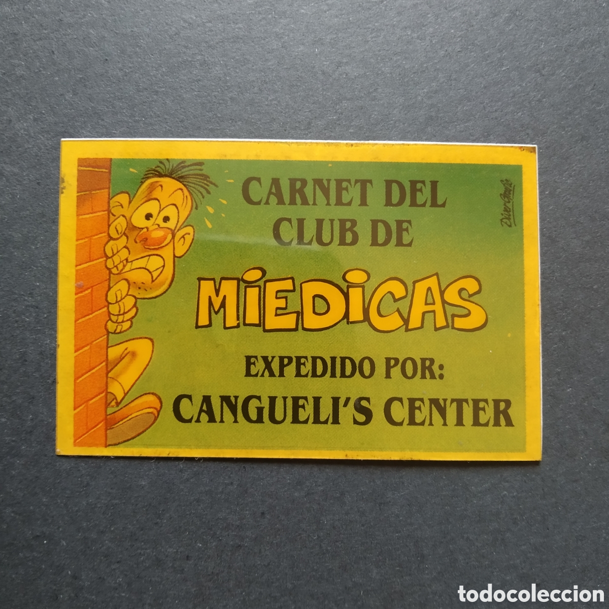 Sammeln alte Sammelbilder: CROMO - CARNET DEL CLUB DE MIEDICAS - BOLLY-CARNET - BOLLYCAO - A&Ntilde;O 1989