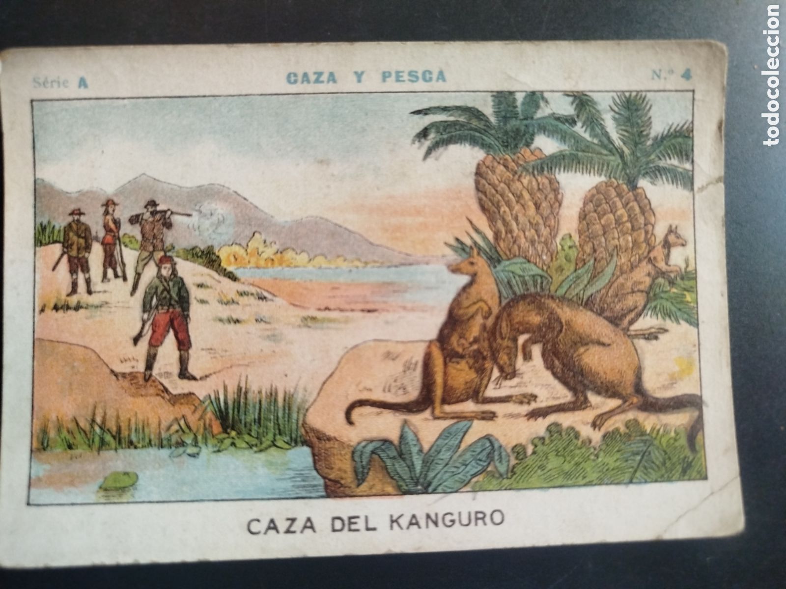 Coleccionismo cromos antiguos: Caza y pesca, serie A, n. 4, Barons y Artigas