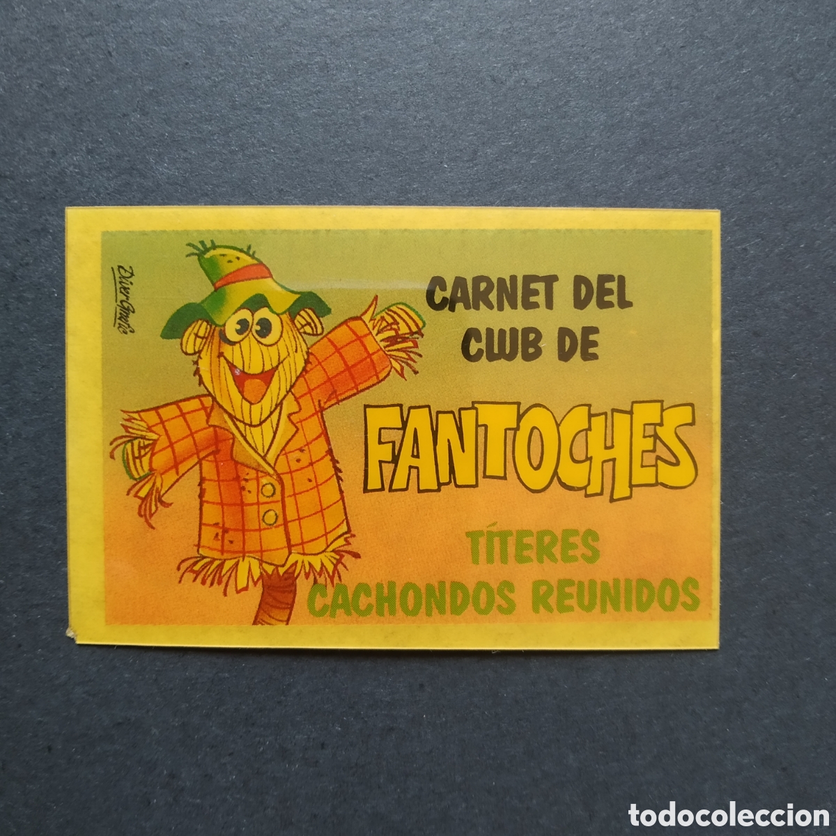Coleccionismo cromos antiguos: CROMO - CARNET DEL CLUB DE FANTOCHES - BOLLY-CARNET - BOLLYCAO - A&Ntilde;O 1989