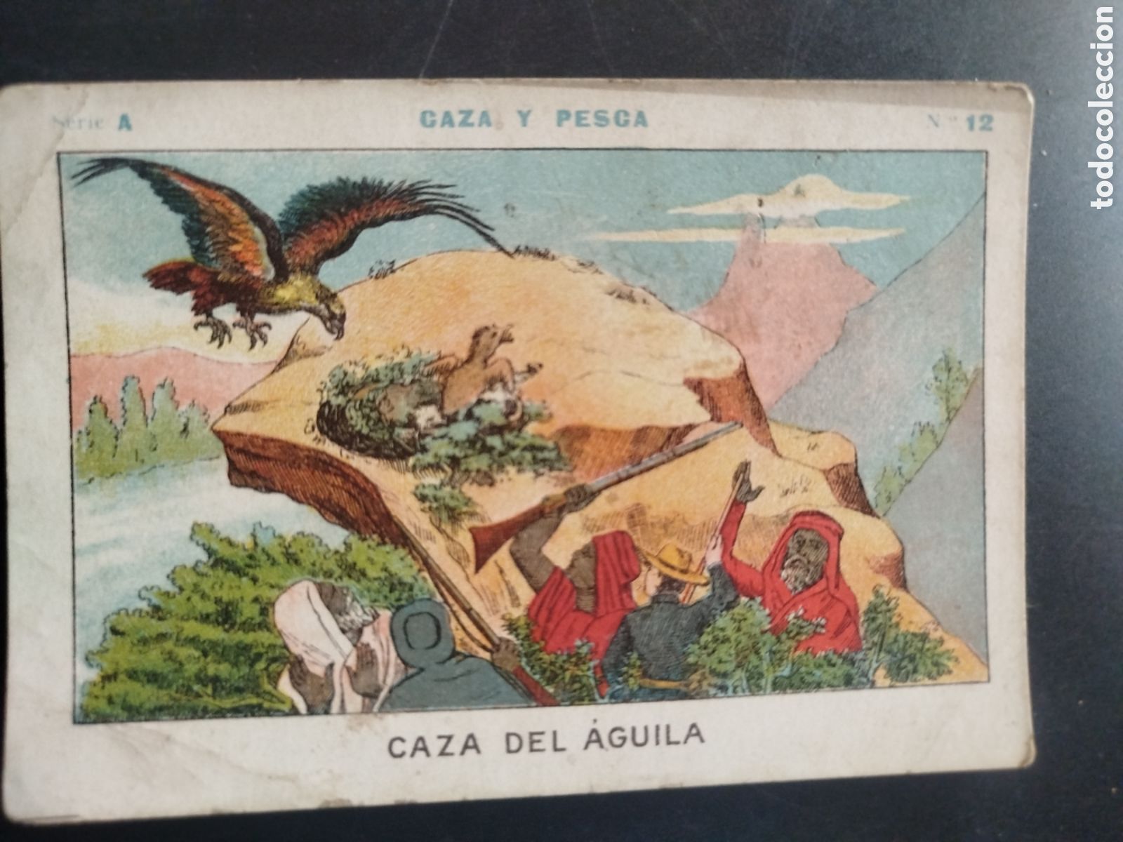 Coleccionismo cromos antiguos: Caza y pesca, serie A, n. 12, Barons y Artigas