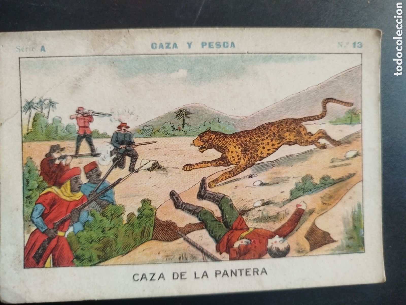 Coleccionismo cromos antiguos: Caza y pesca, serie A, n. 13, Barons y Artigas