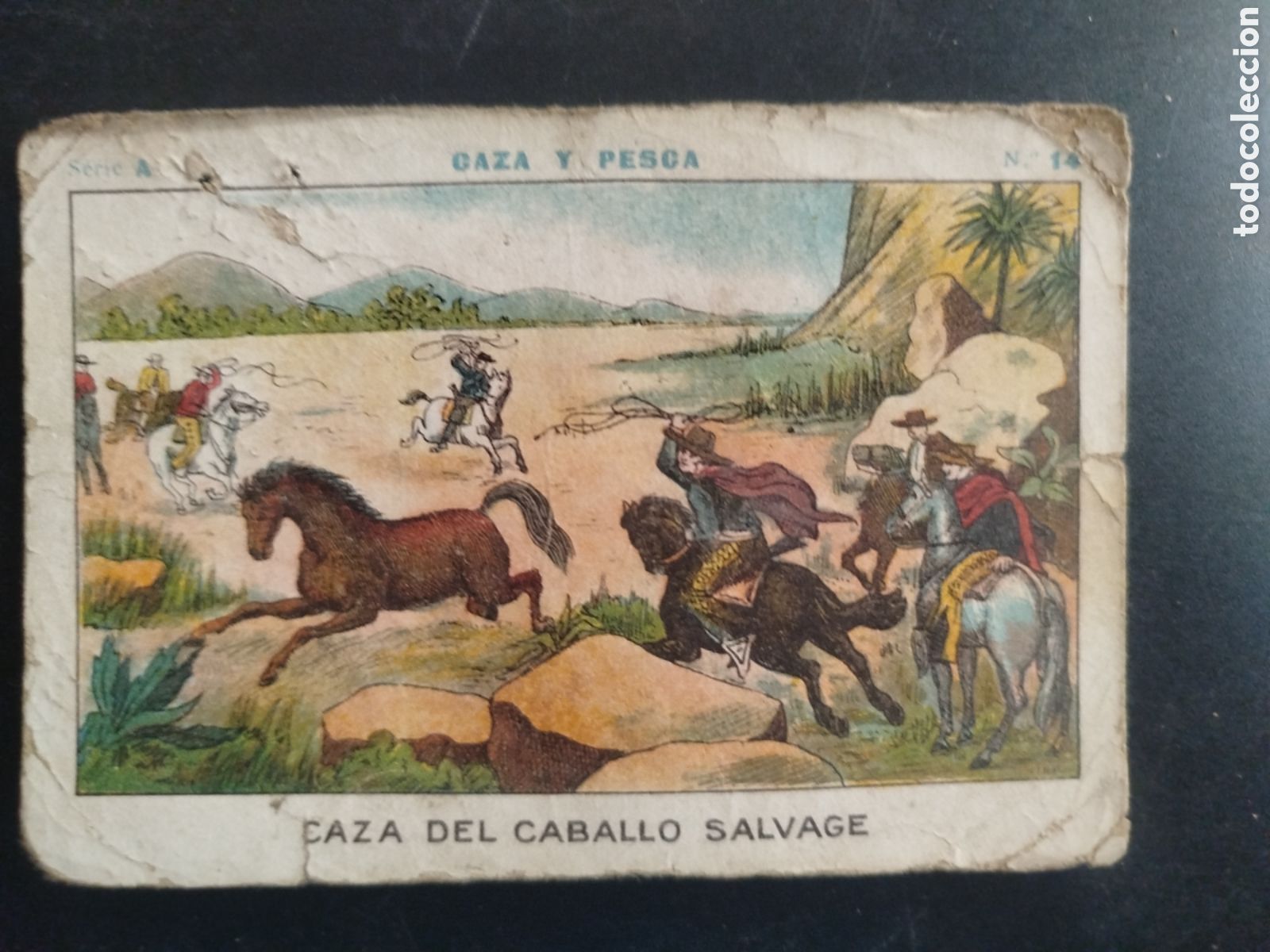 Coleccionismo cromos antiguos: Caza y pesca, serie A, n. 14, Barons y Artigas