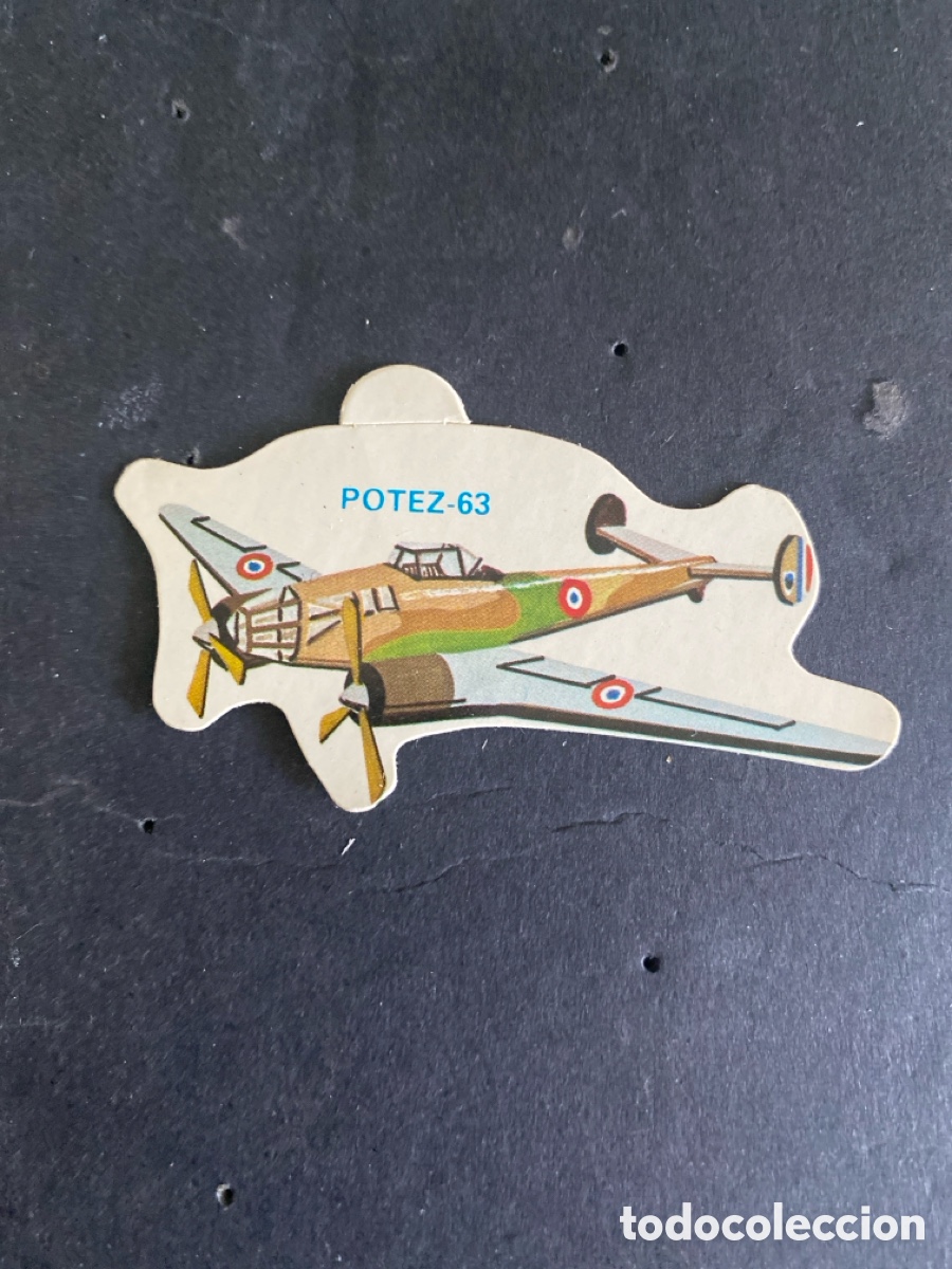 Coleccionismo cromos antiguos: Cromo Panrico Potez-63