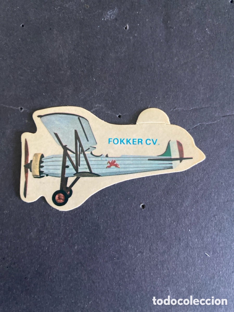 Coleccionismo cromos antiguos: Cromo Panrico Fokker CV