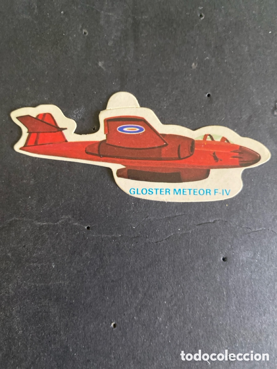 Coleccionismo cromos antiguos: Cromo Panrico Gloster Meteor F-IV