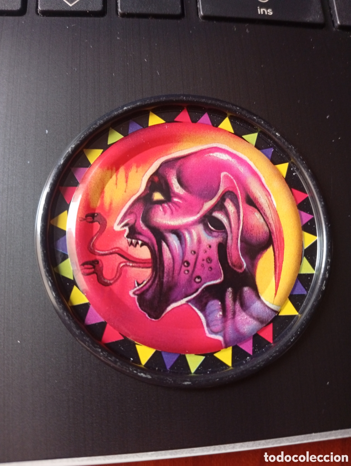 Collectable Antique Stickers: COLECCI&Oacute;N TAZOS MAGIC BOX INT. RAPPERS TAZO METAL MET&Aacute;LICO CAPS POGS MONSTRUO MONSTRUOS N &ordm; 35