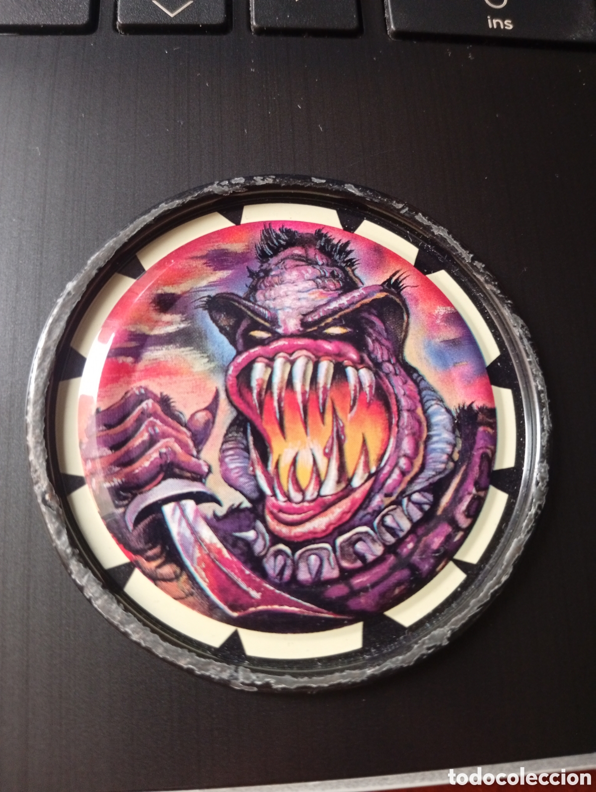 Coleccionismo cromos antiguos: COLECCI&Oacute;N TAZOS MAGIC BOX INT. RAPPERS TAZO METAL MET&Aacute;LICO CAPS POGS MONSTRUO MONSTRUOS N &ordm; 28