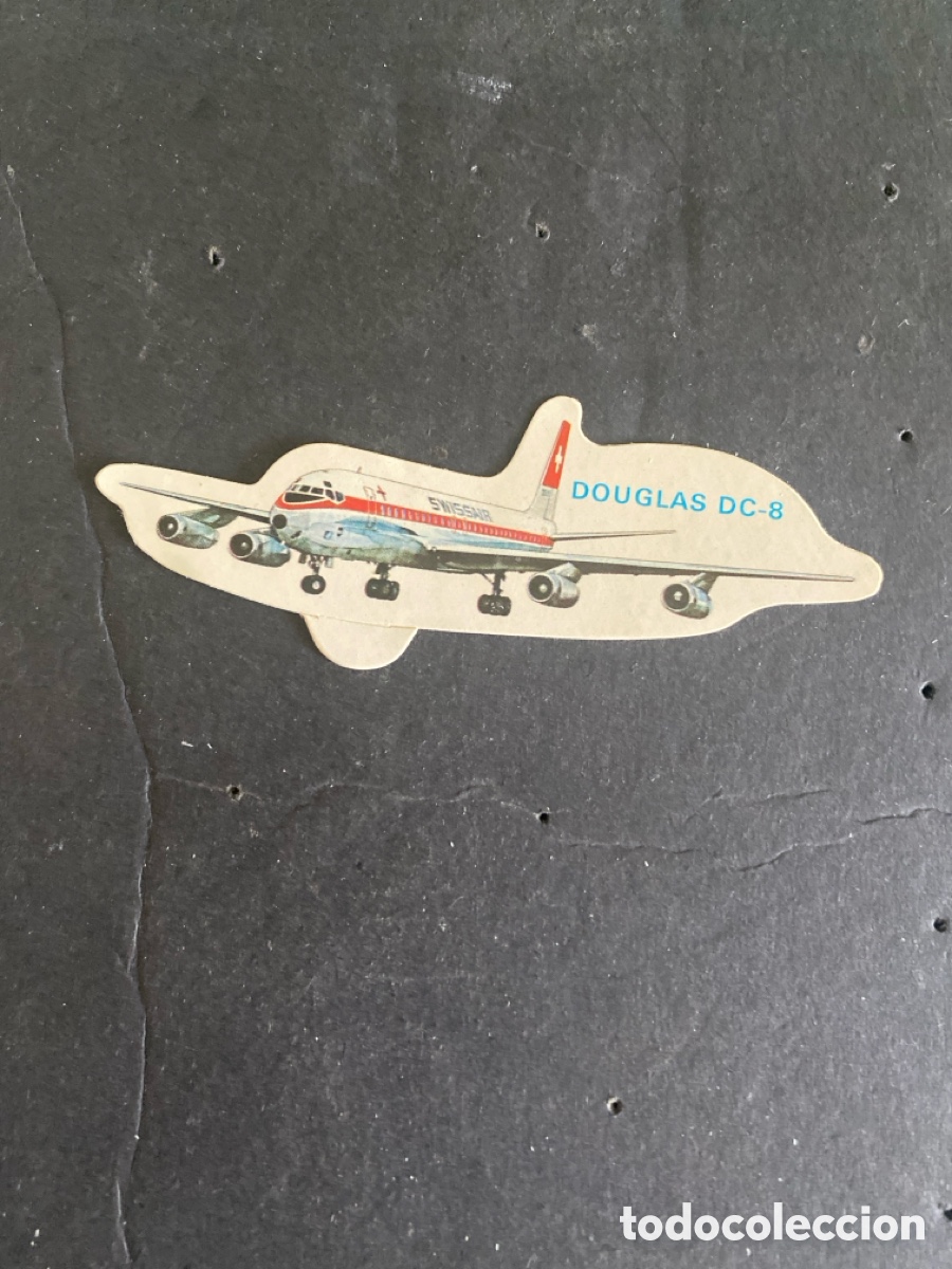Coleccionismo cromos antiguos: Cromo Panrico Douglas DC-8