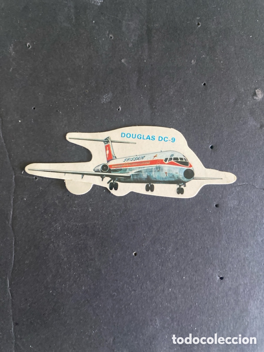 Coleccionismo cromos antiguos: Cromo Panrico Douglas DC-9