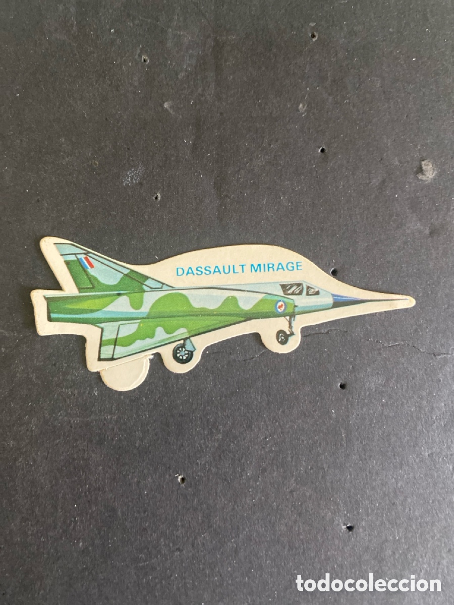 Coleccionismo cromos antiguos: Cromo Panrico Dassault Mirage