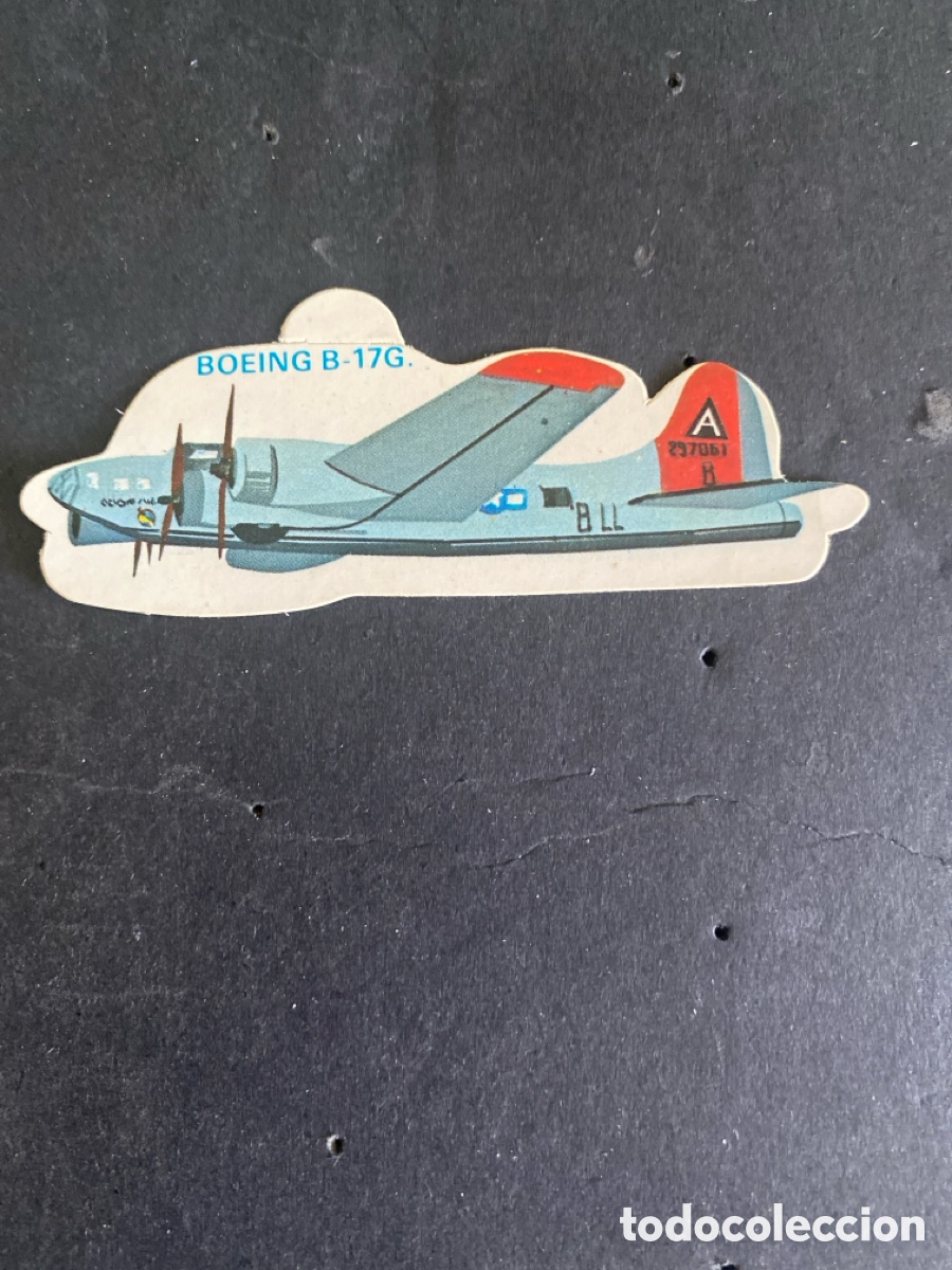 Coleccionismo cromos antiguos: Cromo Panrico Boeing B-17 G