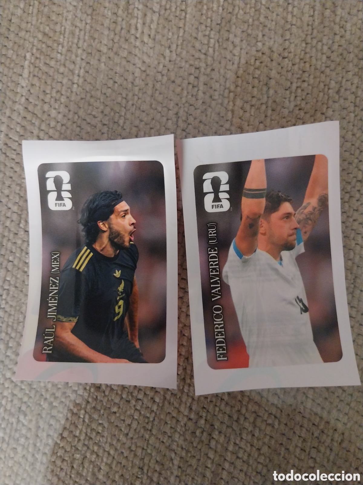 Coleccionismo cromos antiguos: 2 cromos cocacola mundial 2026