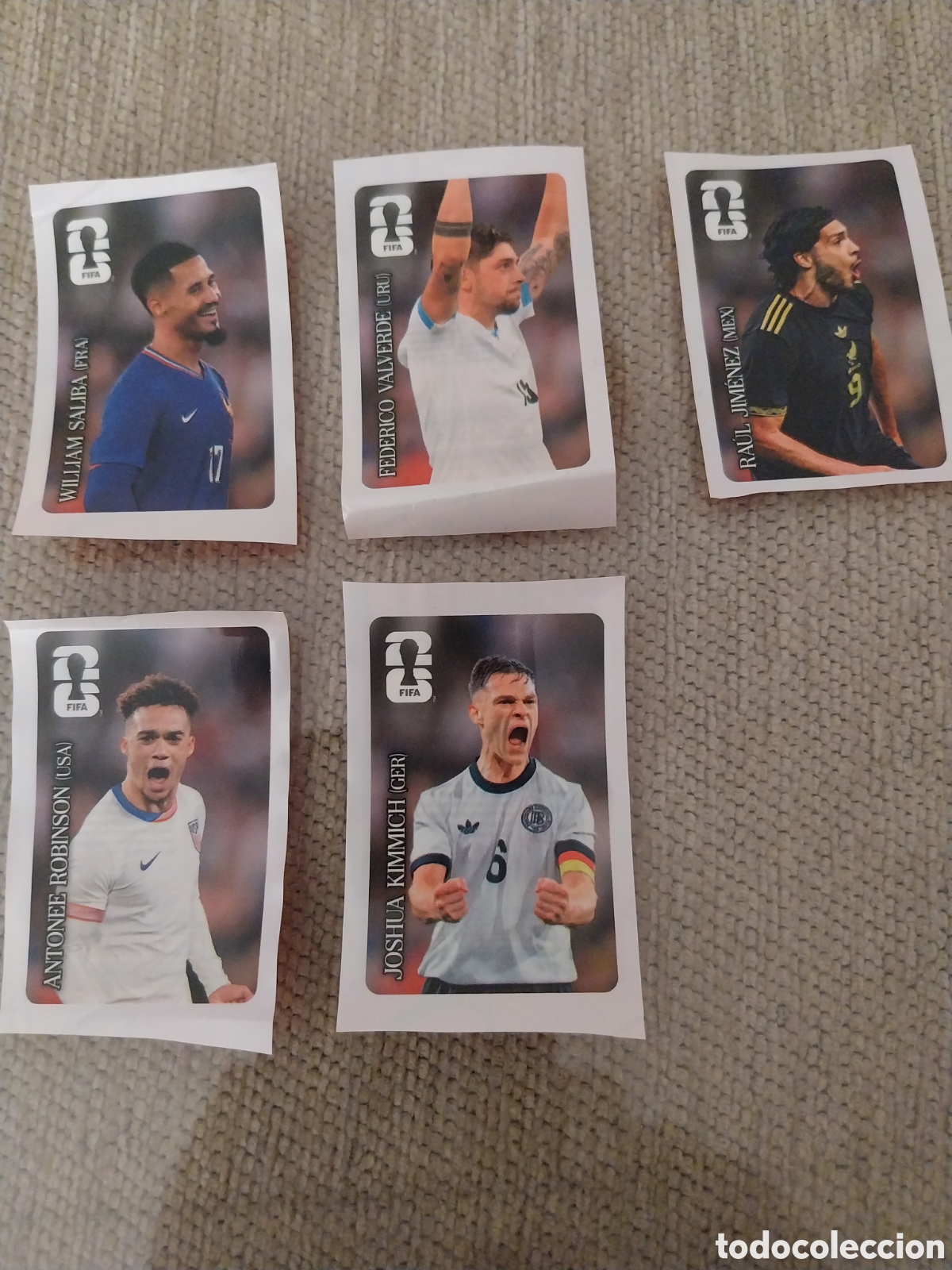 Coleccionismo cromos antiguos: 5 cromos cocacola mundial 2026