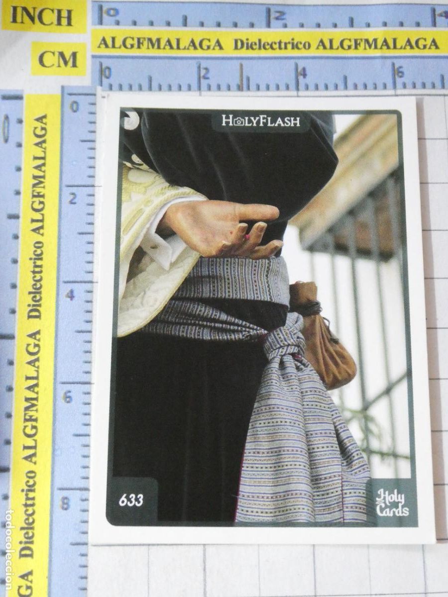 Collectable Antique Stickers: CROMO TARJETA HOLY CARDS SEMANA SANTA SEVILLA 633 HOLYFLASH