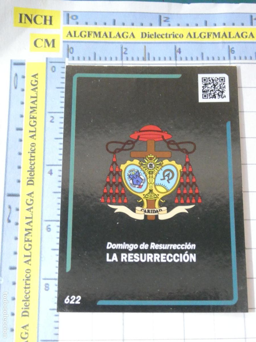 Collectable Antique Stickers: CROMO TARJETA HOLY CARDS SEMANA SANTA SEVILLA 622 ESCUDO HER&Aacute;LDICO LA RESURRECCI&Oacute;N