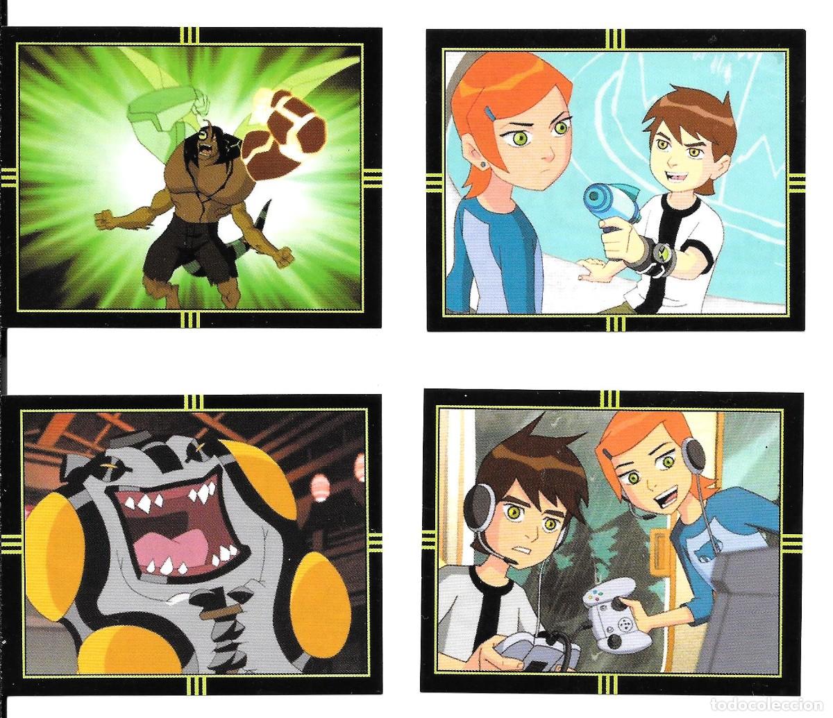 Coleccionismo cromos antiguos: PEDIDO INDIA 4 STICKERS BEN 10 NEW ADVENTURES PUBLISHED IN 2008 BY MERLIN