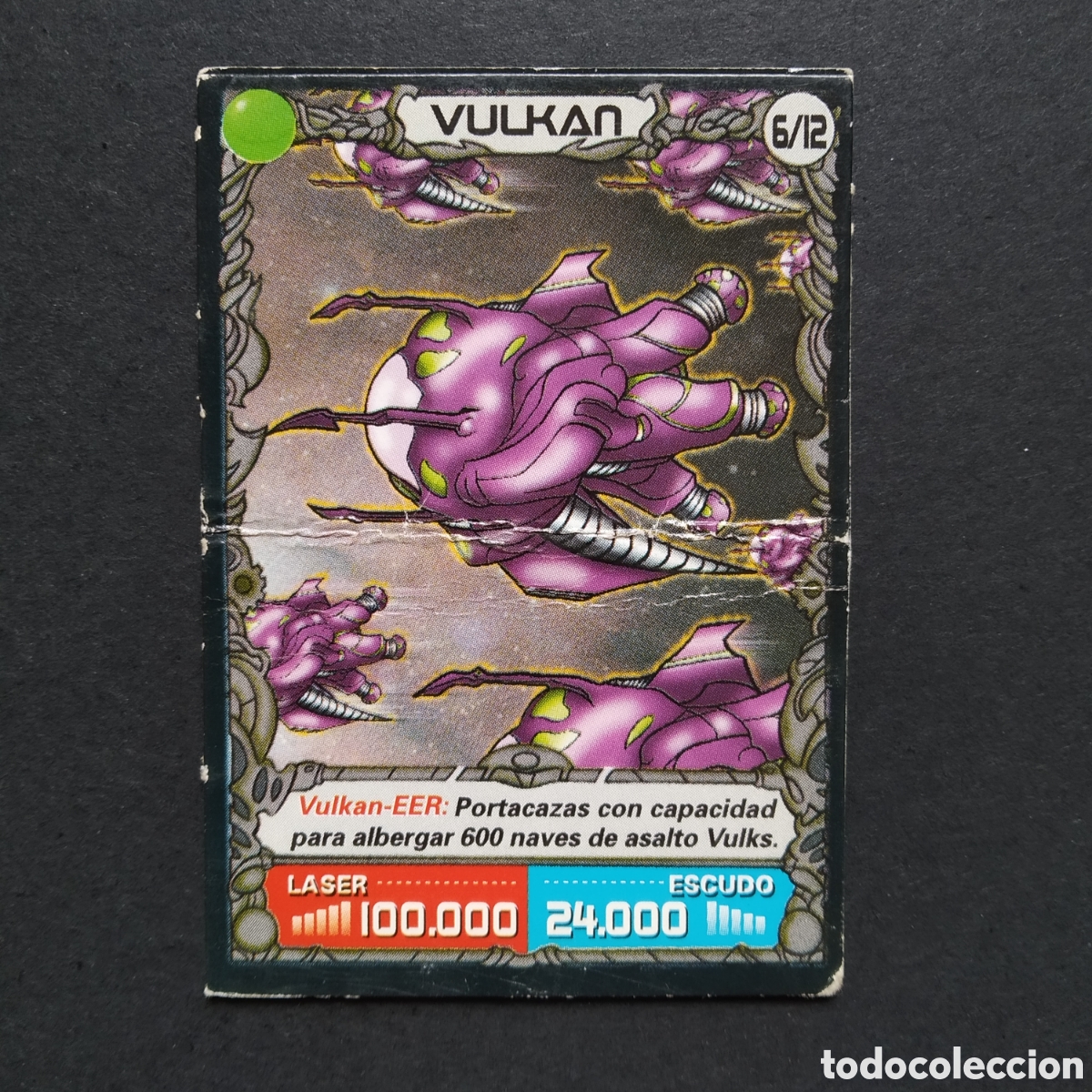Coleccionismo cromos antiguos: CROMO - 06/12 VERDE - VULKAN - MILENIUM ATTACK - BOLLYCAO