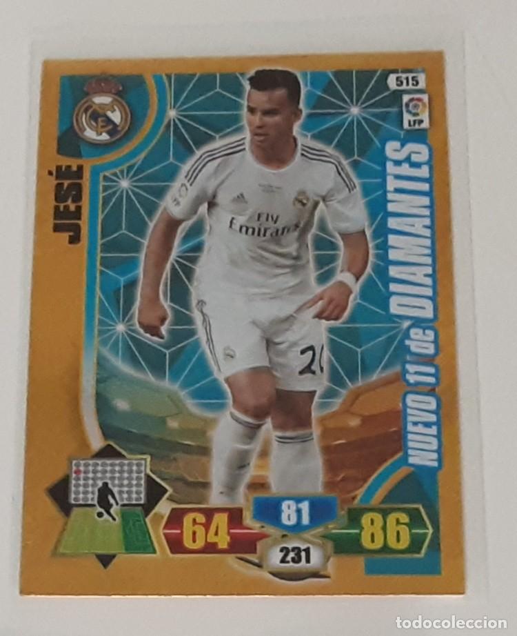 Coleccionismo cromos antiguos: Adrenalyn xl 13 14 jese nuevo 11 de diamantes Real Madrid