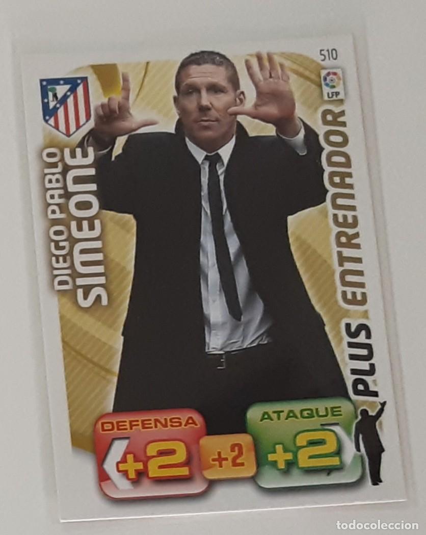 Coleccionismo cromos antiguos: Adrenalyn xl 11 12 simeone plus entrenador atletico madrid 510