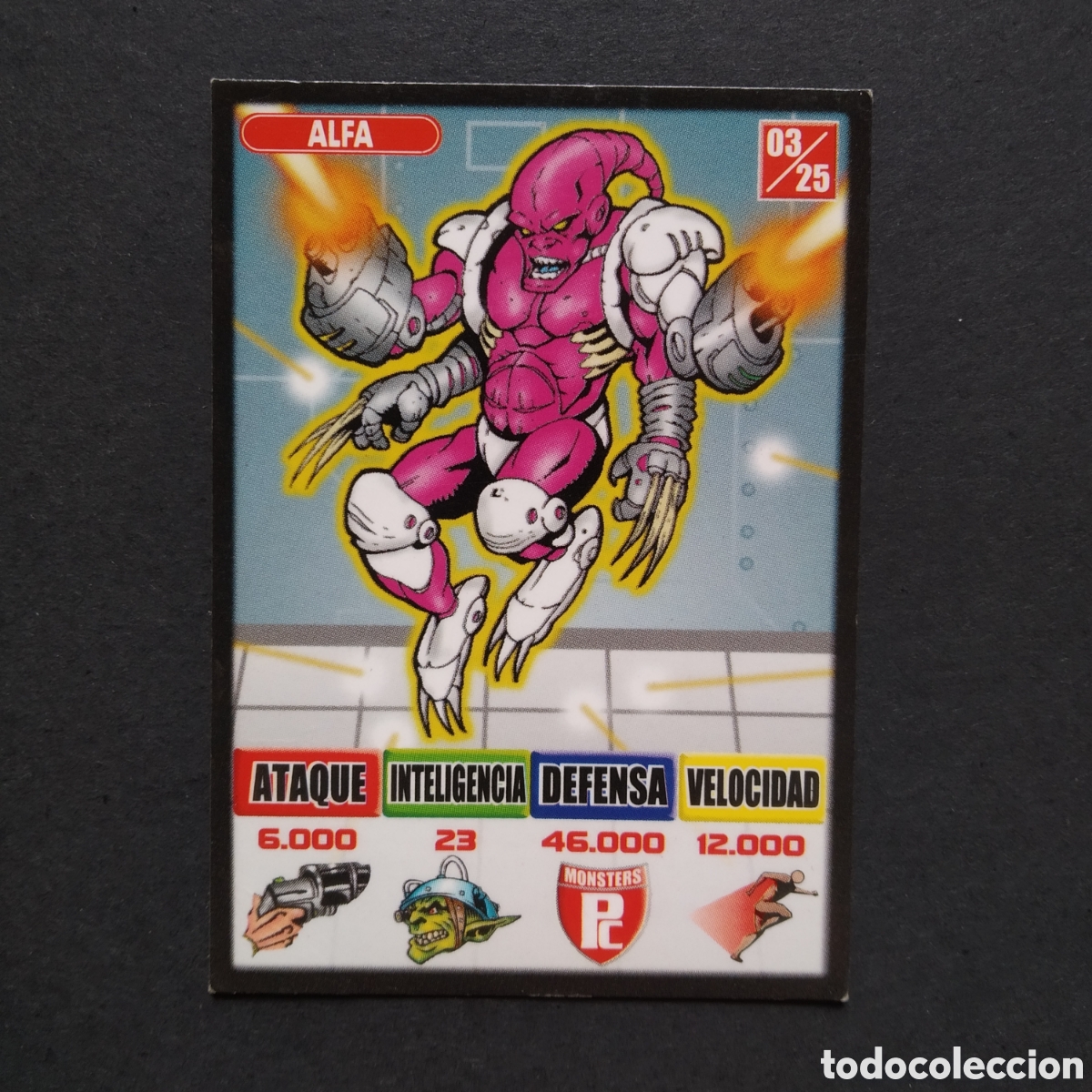 Coleccionismo cromos antiguos: CROMO - N&deg; 03/25 - ALFA - MONSTERS - KAOS, THE GAME - BOLLYCAO