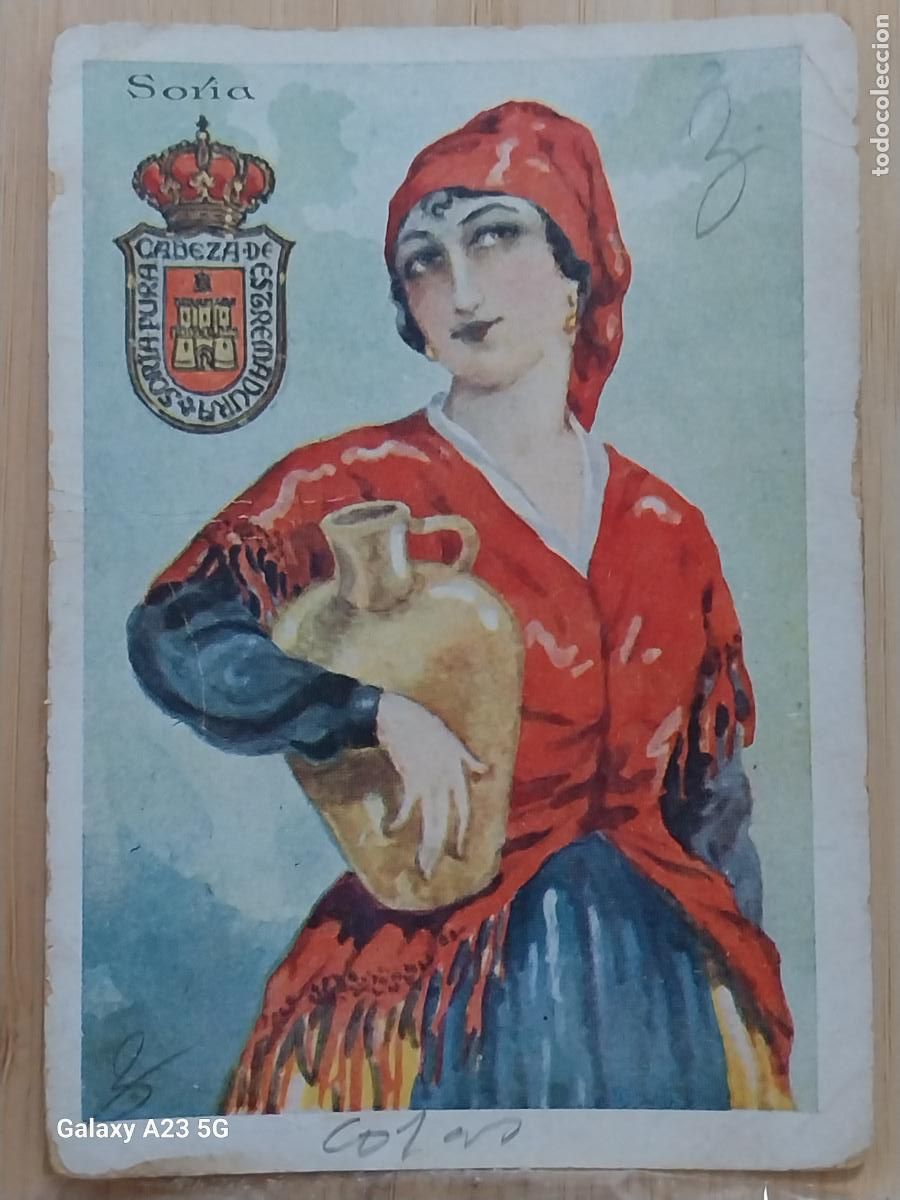 Sammeln alte Sammelbilder: SORIA CHOCOLATES PROMO TRAJE REGIONAL ILUSTRACION MODERNISTA CROMO 16 ORIGINAL A&Ntilde;OS 1920 1930
