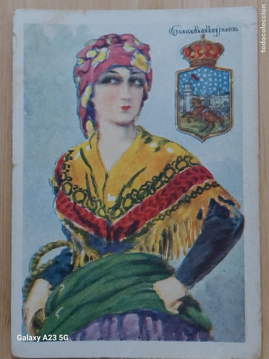 Coleccionismo cromos antiguos: GUADALAJARA CHOCOLATES AMATLLER TRAJE REGIONAL ILUSTRACION MODERNISTA CROMO 31 ORIGINAL A&Ntilde;OS 20 30