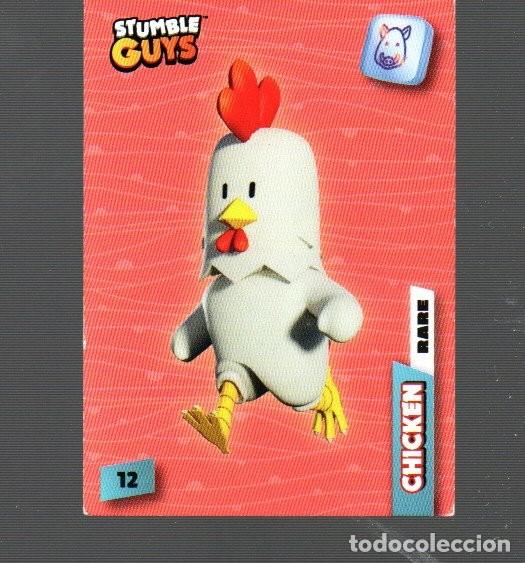 Coleccionismo cromos antiguos: CROMO DESTUMBLE GUYS STUMBLE BUTCHICKEN RARE LEGENDARY N &ordm; 12 DEL A&Ntilde;O 2023